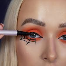 a spider makeup tutorial for halloween