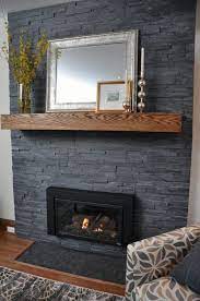 Painted Stone Fireplace Painted Brick