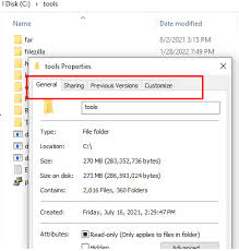 missing security tab in folder file