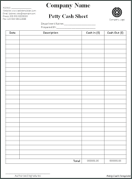 Petty Cash Reconciliation Sheet V Analysis Count Template