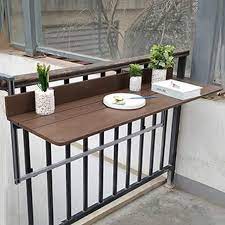 Furnikna Balcony Bar Table For Railings
