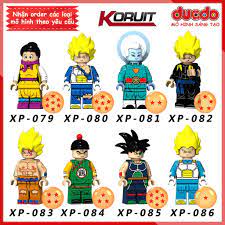 Minifigures các nhân vật 7 viên ngọc rồng mới nhất - Đồ chơi Lắp ghép Mini Dragon  Ball Goku Koruit KT1011 Mô hình