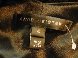 David Meister Black New Cutout Velvet Short Cocktail Dress Size 4 S 67 Off Retail