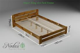 super king size bed frame one uk size