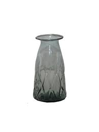 smoke glass vase small curiosa cabinet