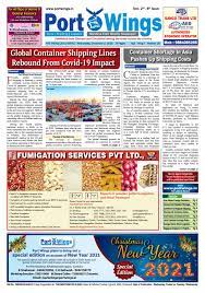 Australia post acknowledges the traditional custodians of the land on which we operate, live and gather as employees, and recognise their continuing connection to land, water and community. Port Wings Maritime Exim Weekly Newspaper 2 Dec 2020 Issue By Port Wings Issuu