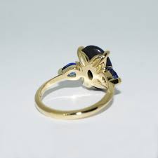 australian opal sapphire ring
