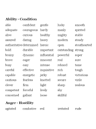 descriptive words for an essay weather nature 