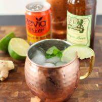 easy lower sugar moscow mule tail