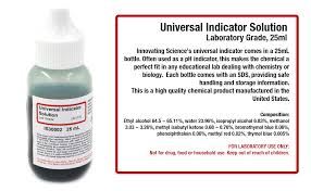 Universal Indicator Solution 25ml The Curated Chemical Collection
