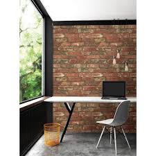 Nuwallpaper West End Brick Vinyl L