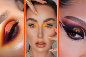 15 orange eyeshadow looks and how to