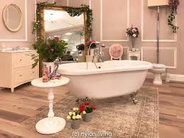 For some, romance conjures images of flower and lace in a rustic english inn while for others flickering candles and heady incense comes to mind. A Floral Bathroom Provides Romantic Bathroom Ideas