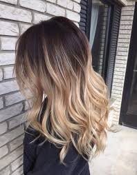 This is another great ombre hair idea for women who do not want to go for a bob haircut, but who do not want to get long. Brown To Blonde Ombre Hair Hair Blonde Hair Hair Ideas Hairstyles Ombre Hair Hair Pictures Hair Designs Hair Imag Ombre Hair Blonde Hair Styles Dark Ombre Hair