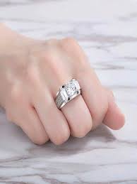 anium steel ring men s diamond
