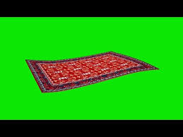 flying aladdin carpet green screen