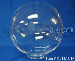 12 acrylic clear plastic round globe