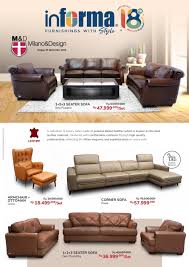 Luxury Italian Leather Sofa By Milano