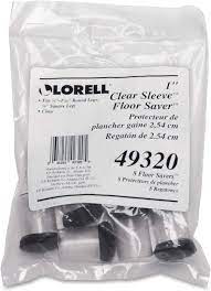 lorell 49320 clear sleeve floor
