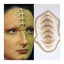 alien forehead prosthetic the e