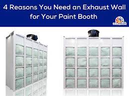 an exhaust wall for your paint booth