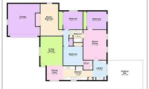 Maze House With No Hallway Floorplan