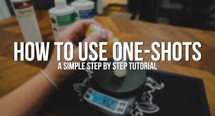 how to use one shots tutorial diy or