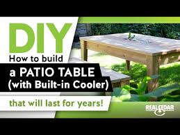 Diy How To Build A Modern Patio Table