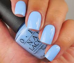 Opi The I S Have It A Light Blue Creme Nail Shimmer Polish From The Opi Alice Through The Looking Glass Collection Nail Shimmer Blue Nail Polish Nails