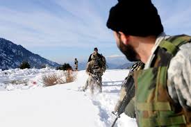 u s solrs and afghan border police
