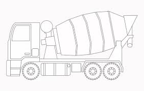 Keep your kids busy doing something fun and creative by printing out free coloring pages. Construction Machinery Concrete Mixer Coloring Pages For Children Stock Vector Adobe Stock