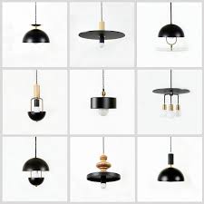 Mid Century Pendant Lamp Black Pendant Large Metal Shade Etsy In 2020 Black Ceiling Lighting Modern Pendant Lamps Kitchen Ceiling Lights