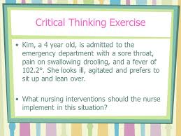    Critical Thinking Exercise     