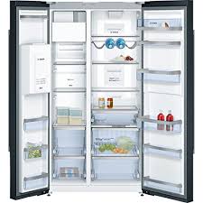.bosch 618 l frost free side by side refrigerator and bosch 505 l frost free double door refrigerator are the most expensive refrigerators to buy in india. Bosch Kad92sb30 639l Side By Side Refrigerator Black Amazon In Home Kitchen