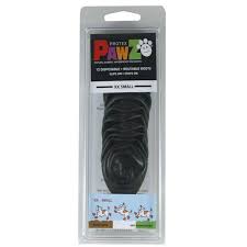 Pawz Xx Small Black Waterproof Dog Boots Naturalpetwarehouse Com