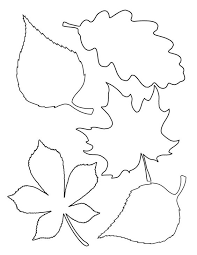 Leaf Template For Stained Glass Fall Leaves