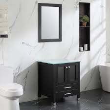 black bathroom vanity cabinet