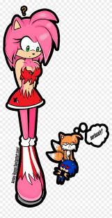 Giantess Amy Rose By Amies Roses-d64kar5 - Sonic The Hedgehog Giantess -  Free Transparent PNG Clipart Images Download