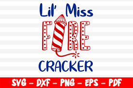 Little Miss Firecracker 4th Of July Graphic By Bestsvgfiles Creative Fabrica
