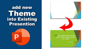 existing presentation in powerpoint