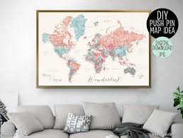 It's good to have friends with fins. Custom Quote Printable World Map With Cities Labeled In Salmon Aquama Blursbyai