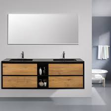 Here, your favorite looks cost less than you thought possible. Eviva Vienna 75 Inch Oak Black Wall Mount Bathroom Vanity With Black Integrated Acrylic Sinks Walmart Com Walmart Com