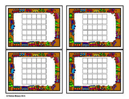Incentive Chart Or Reading Log Train Theme