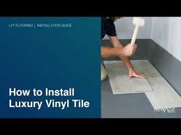 vinyl tile floor installation