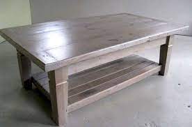 Thick Reclaimed Pine Coffee Table