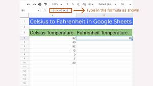 How To Convert Celsius To Fahrenheit In