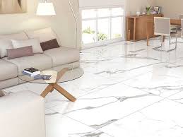 white floor tiles