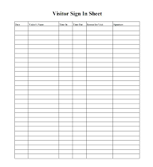 Printable Sign Up Sheet Template Raffle In Handtype