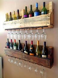 Wine Rack From A Recycled Pallet Diy