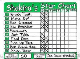 Kids Chore Charts Or Behavior Charts Dry Erase Board Goal